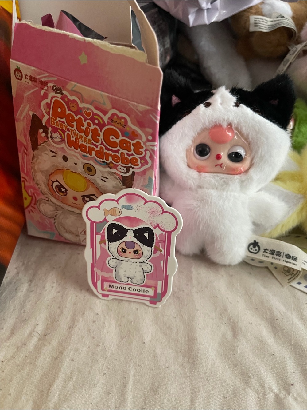 Baby three Petit Cat Petit Cat Wardrobe Mono coolie doll